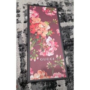 Gucci Burgundy Floral Shoe Box